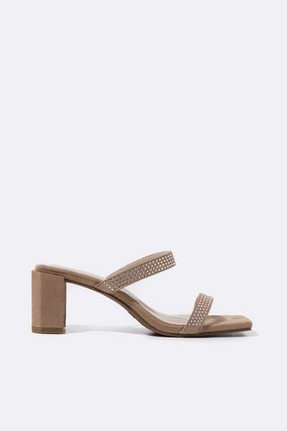 Double Strap Block Heel