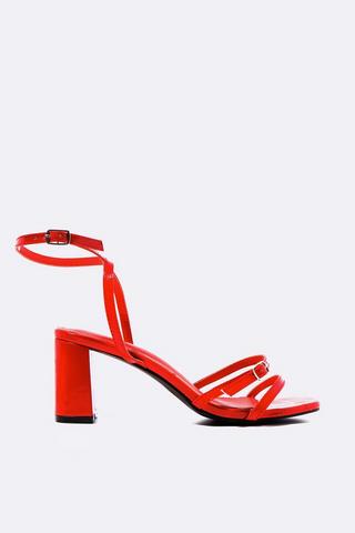 Strappy Block Heel