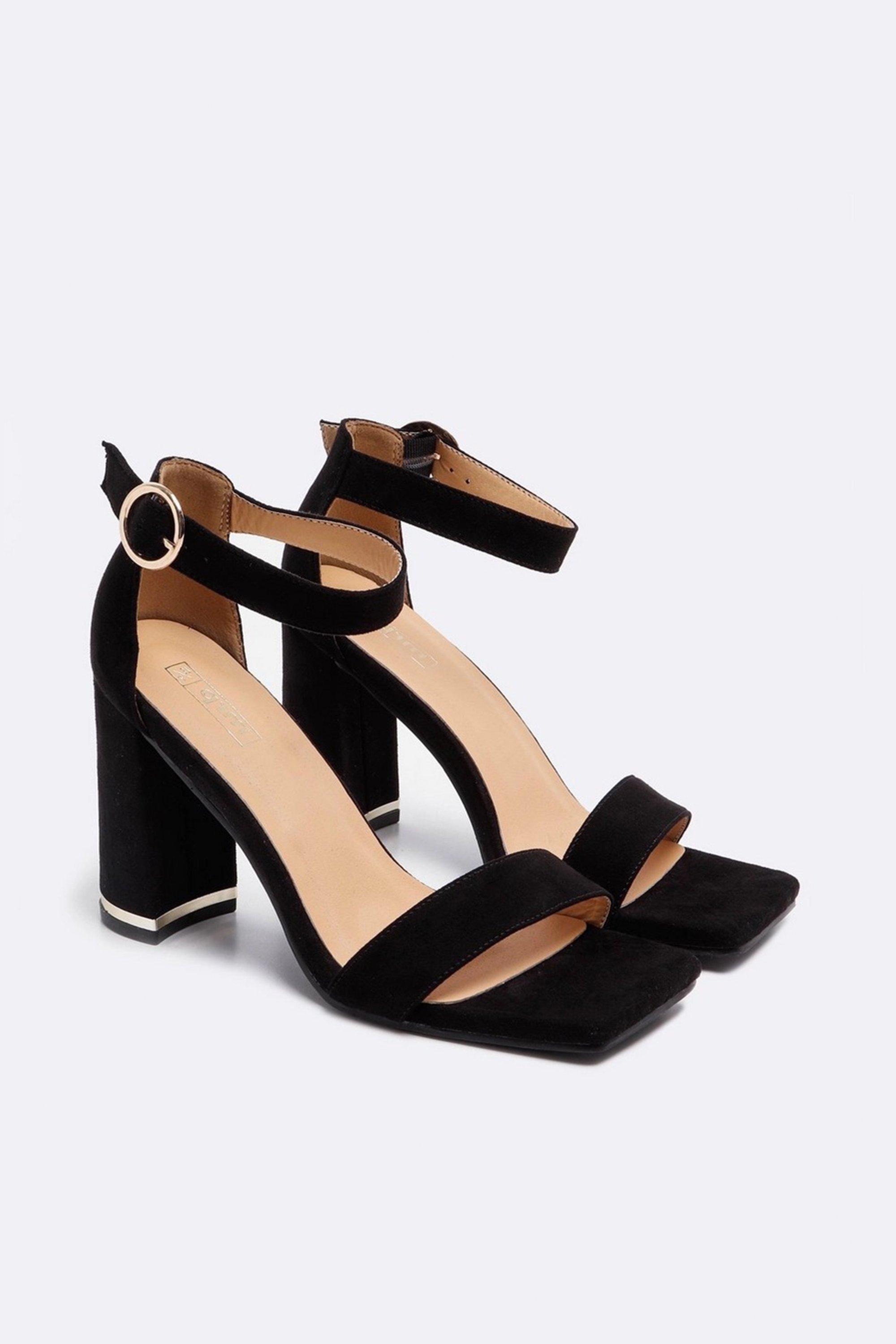 Ankle Strap Block Heel