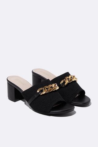 Slip On Block Heel