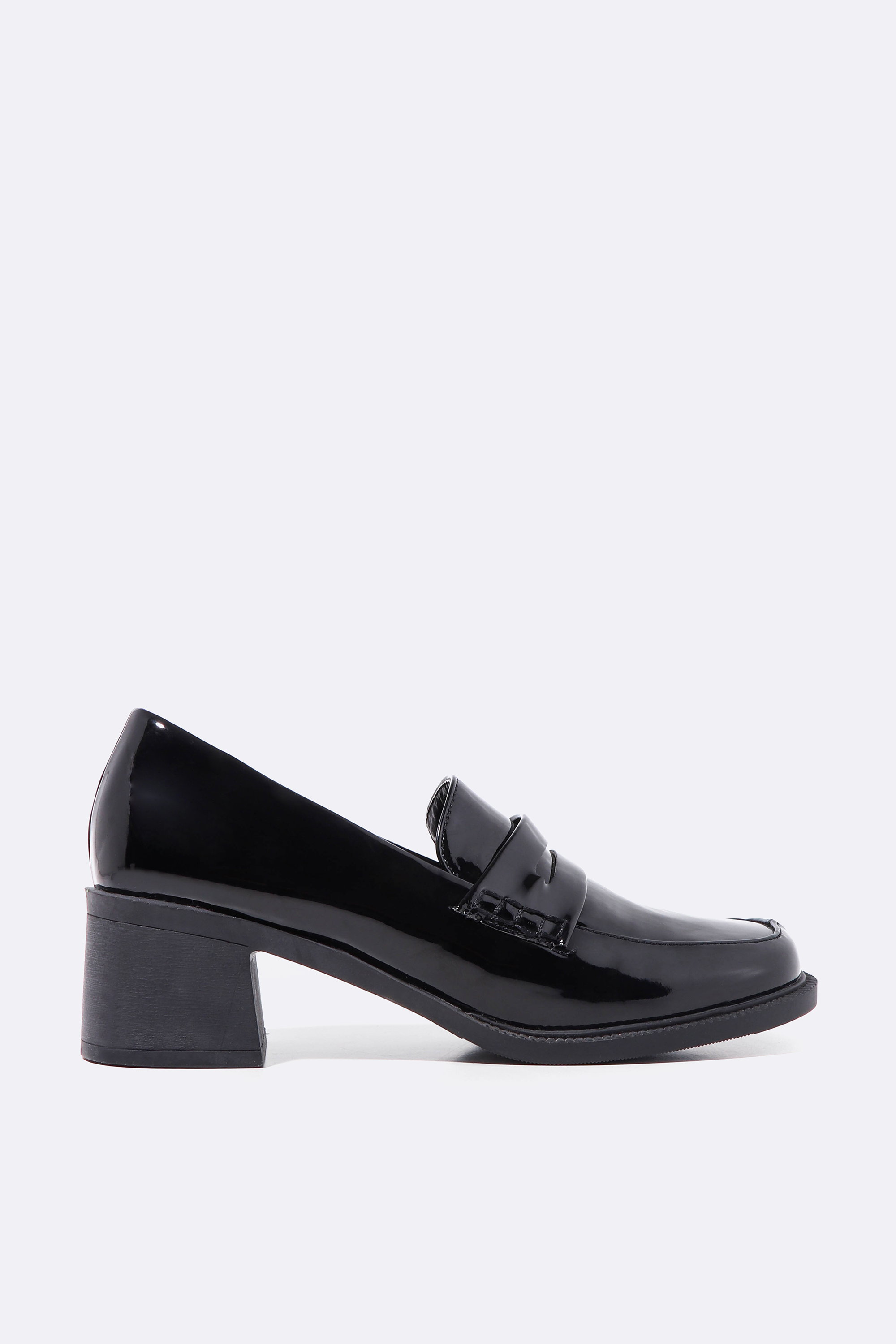 Block Heel Loafer