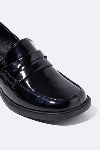 Block Heel Loafer