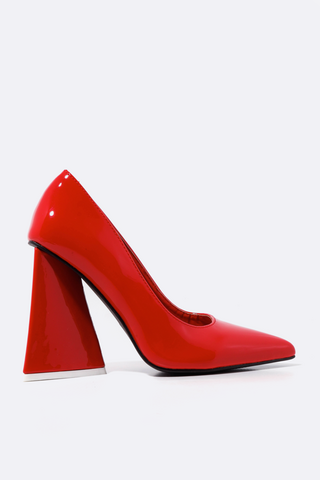 Pointy Block Heel
