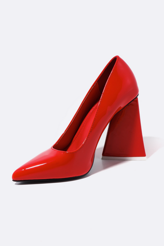 Pointy Block Heel