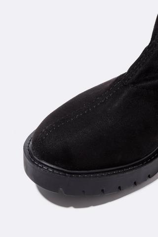 Chunky High Leg Boot