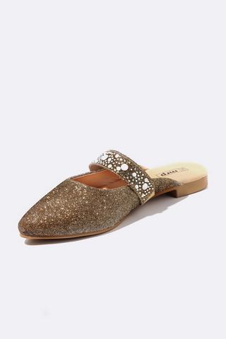 Glitter Slip On Mule