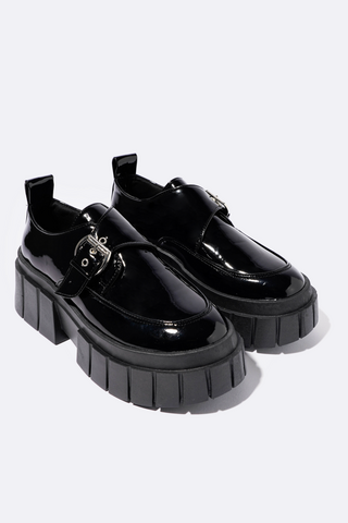 Chunky Single Buckle Shoe
