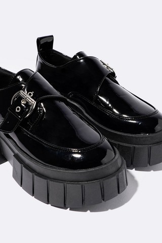 Chunky Single Buckle Shoe