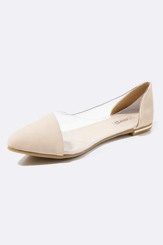 Clear Pointy Pump