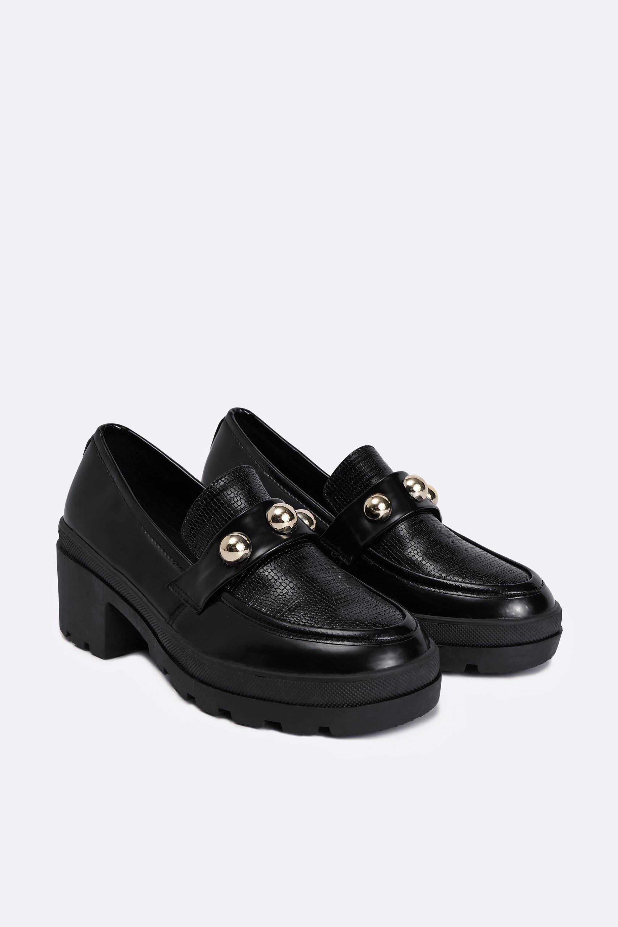 lexden block heel loafer