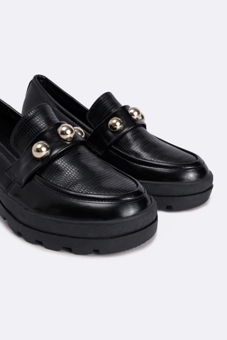 Block Heel Loafer