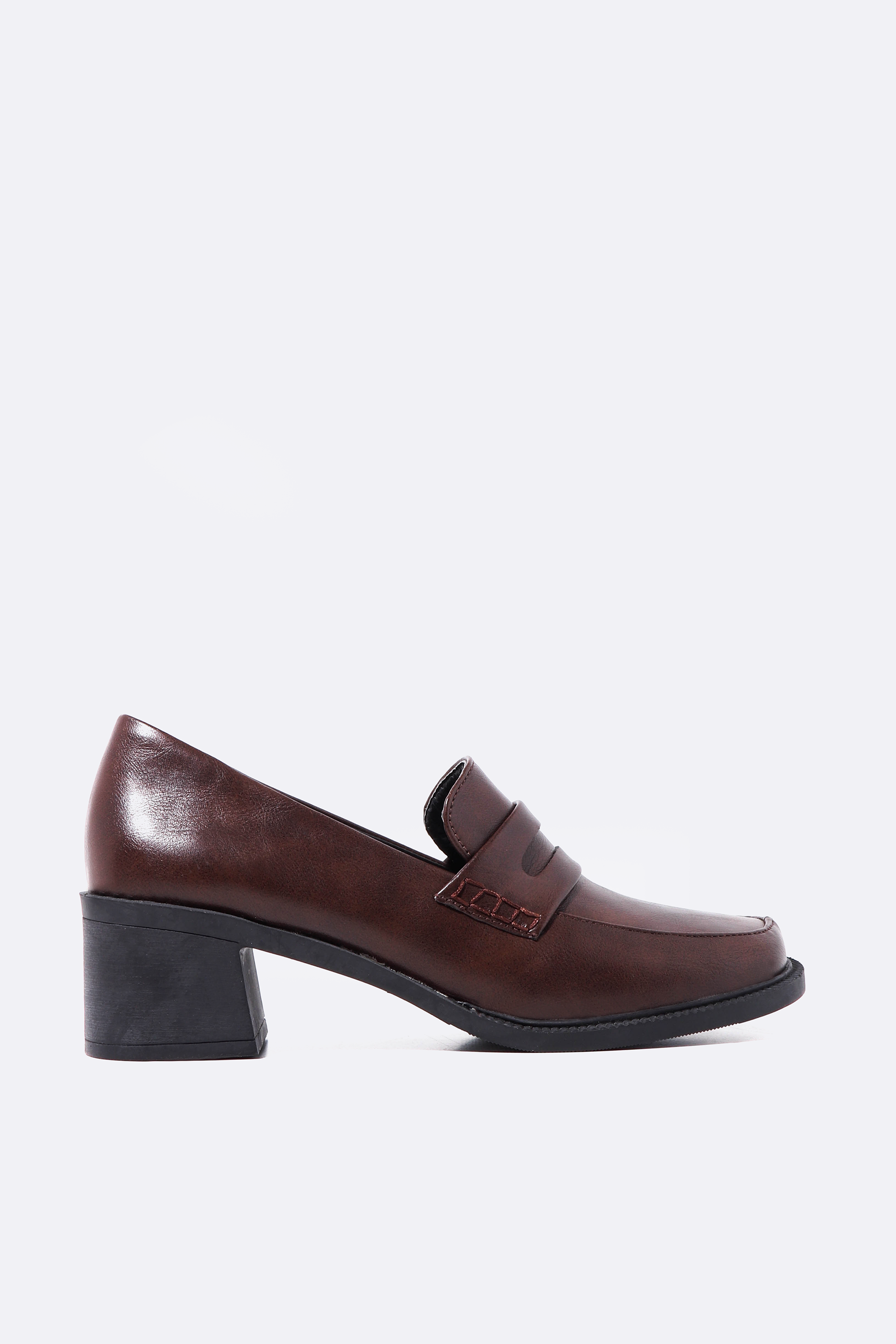 lexden block heel loafer