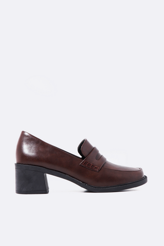 Block Heel Loafer