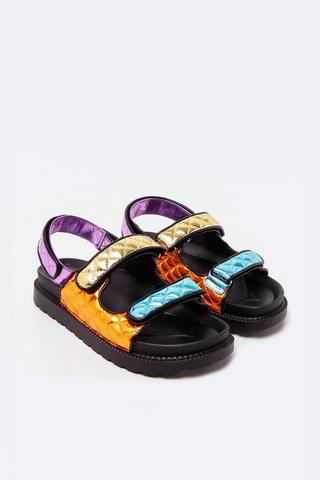 Sporty Quilted Sandal