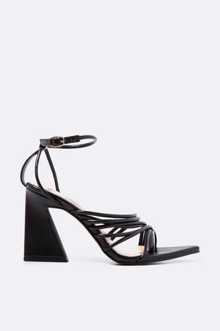 Strappy Slingback Block Heel