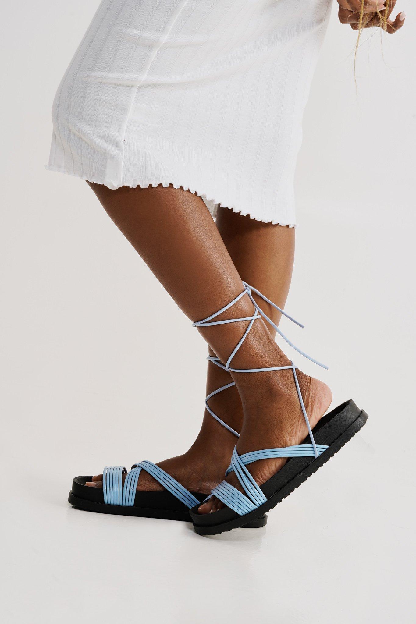 strappy nike sandals