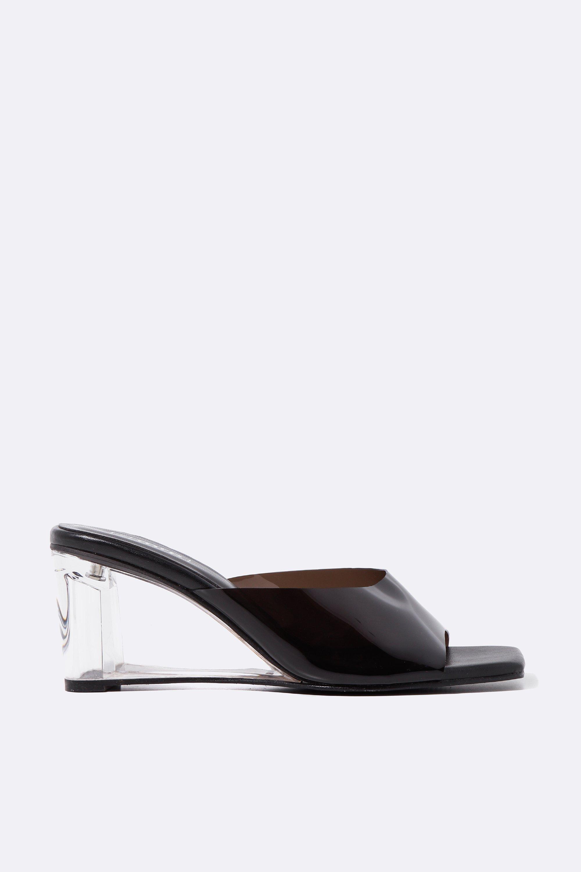 Clear Slip On Wedge