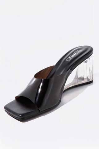 Clear Slip On Wedge