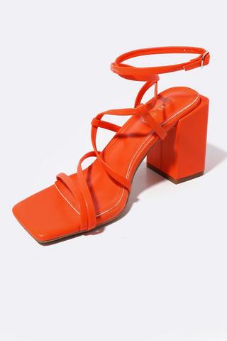 Strappy Block Heel