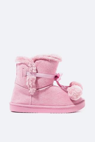 Pom Pom High Top Boot