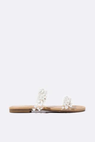 Embellished Pearl Sandal