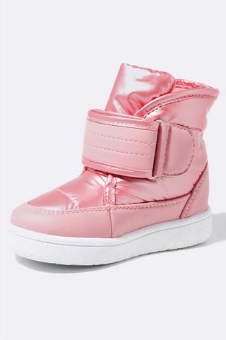 Metallic High Top Boot