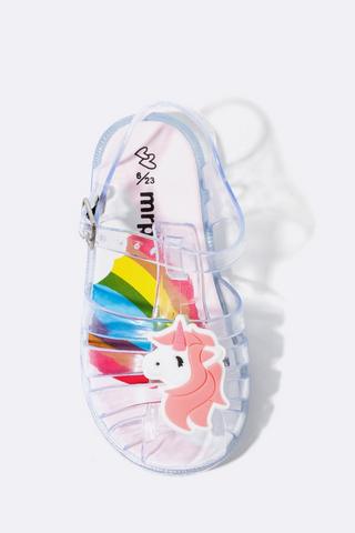 Unicorn Jelly Sandal
