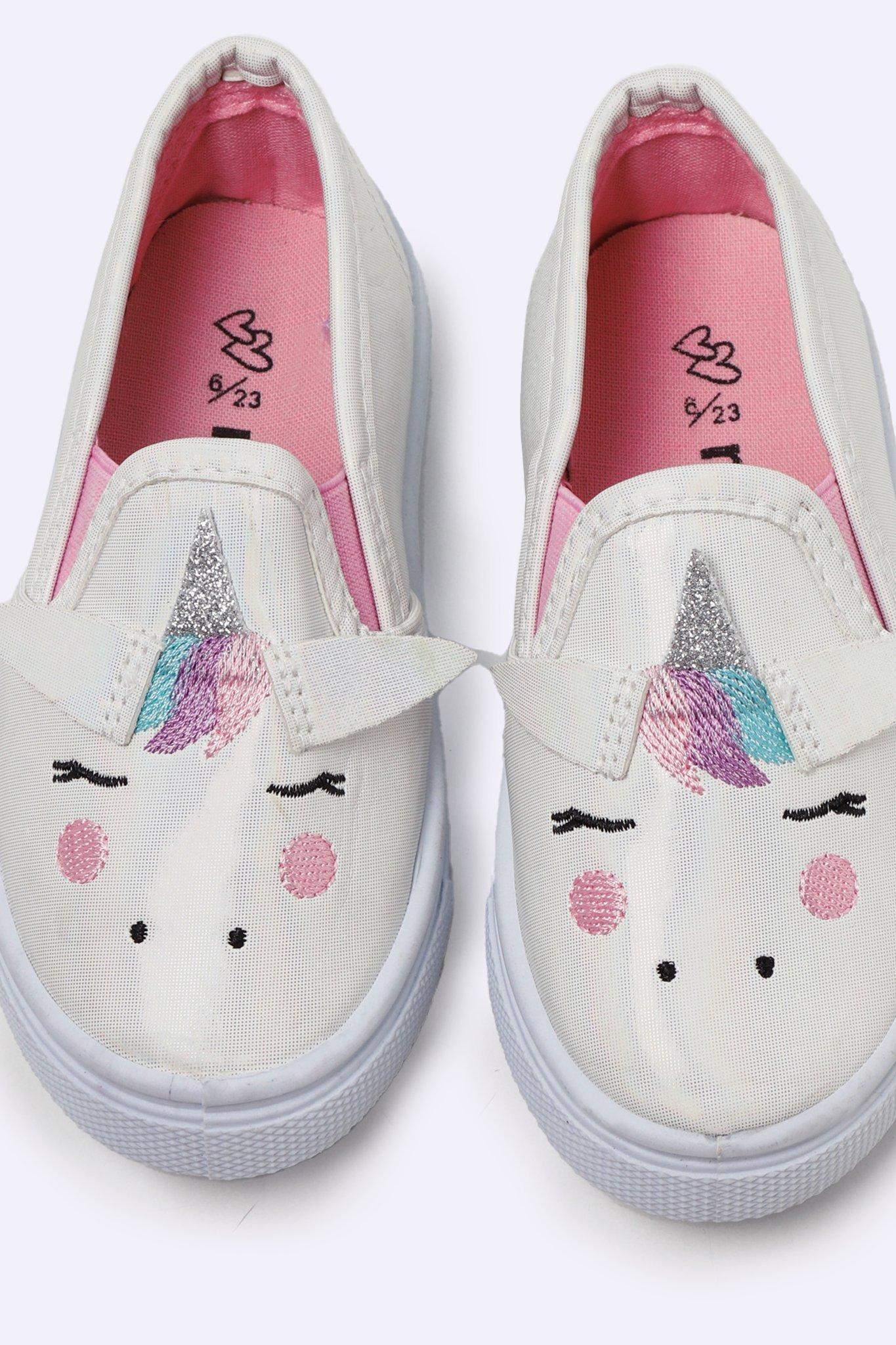 Slip on unicorn store shoes