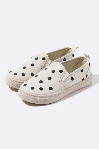 Polka Dot Slip On Sneaker