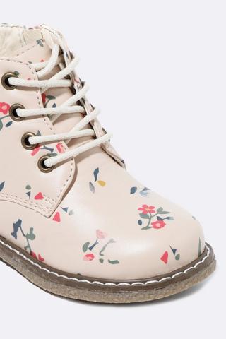Floral Ankle Boot