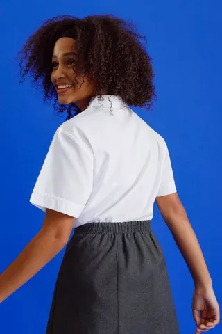 Unisex Short Sleeve Open Neck Shirt