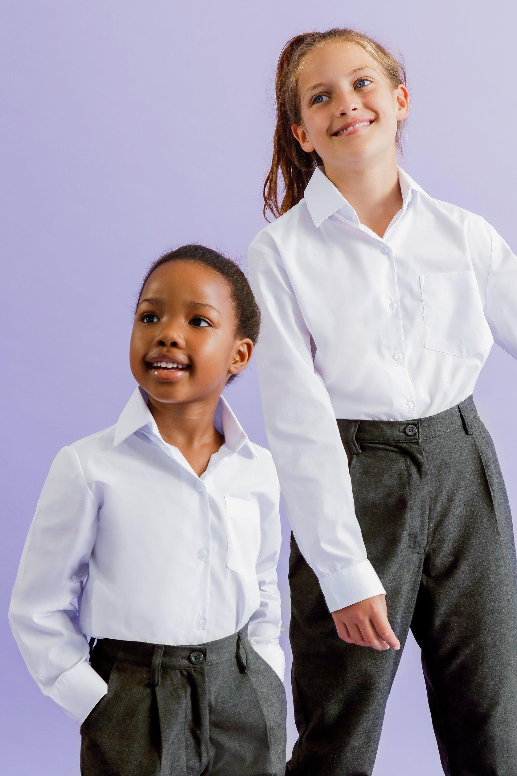 Kids Girls' Shirt Solid Color Daily Long Sleeve Fashion Cotton 3-13 Years