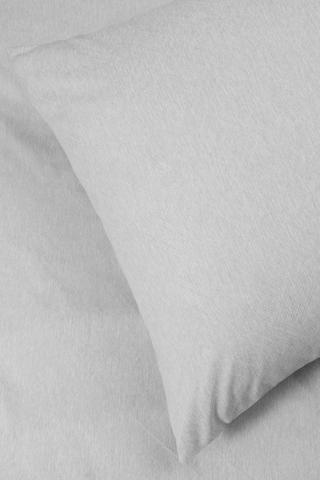 Microfibre Marl Hatching Euro Continental Pillowcase