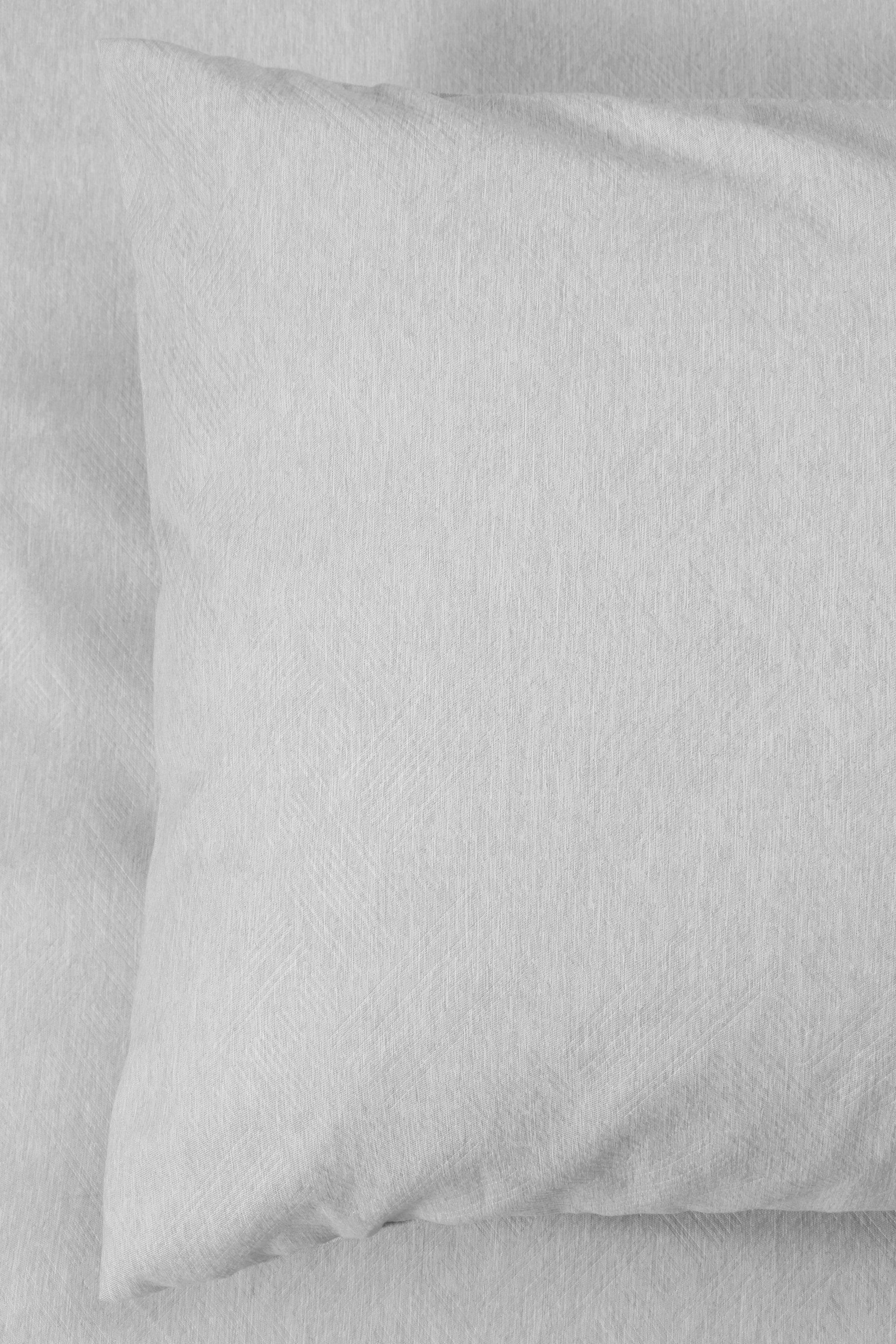 Microfibre Marl Hatching Standard Pillowcase