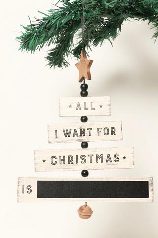 Festive Hanging Plaque