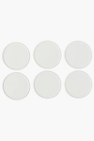 6 Pack Plastic Coasters