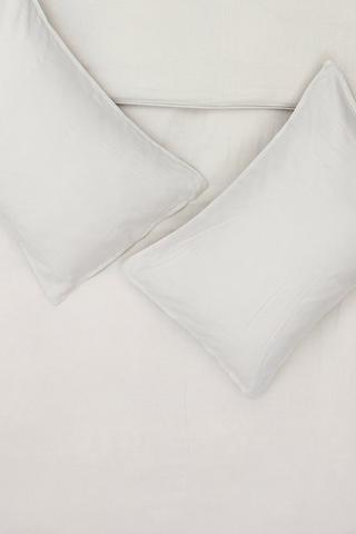 Flax Linen Ctton Duvet Cover Set