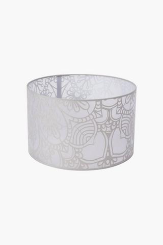 Floral Drum Lamp Shade