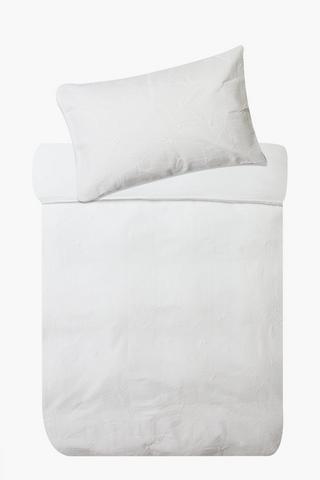 Embossed Butterfly Duvet Cover Set