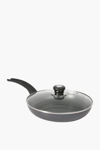 Aluminium Frying Pan With Lid 24cm