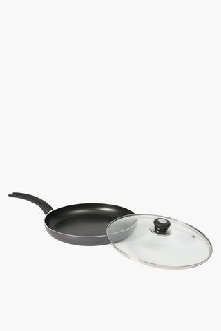 Aluminium Frying Pan With Lid 24cm