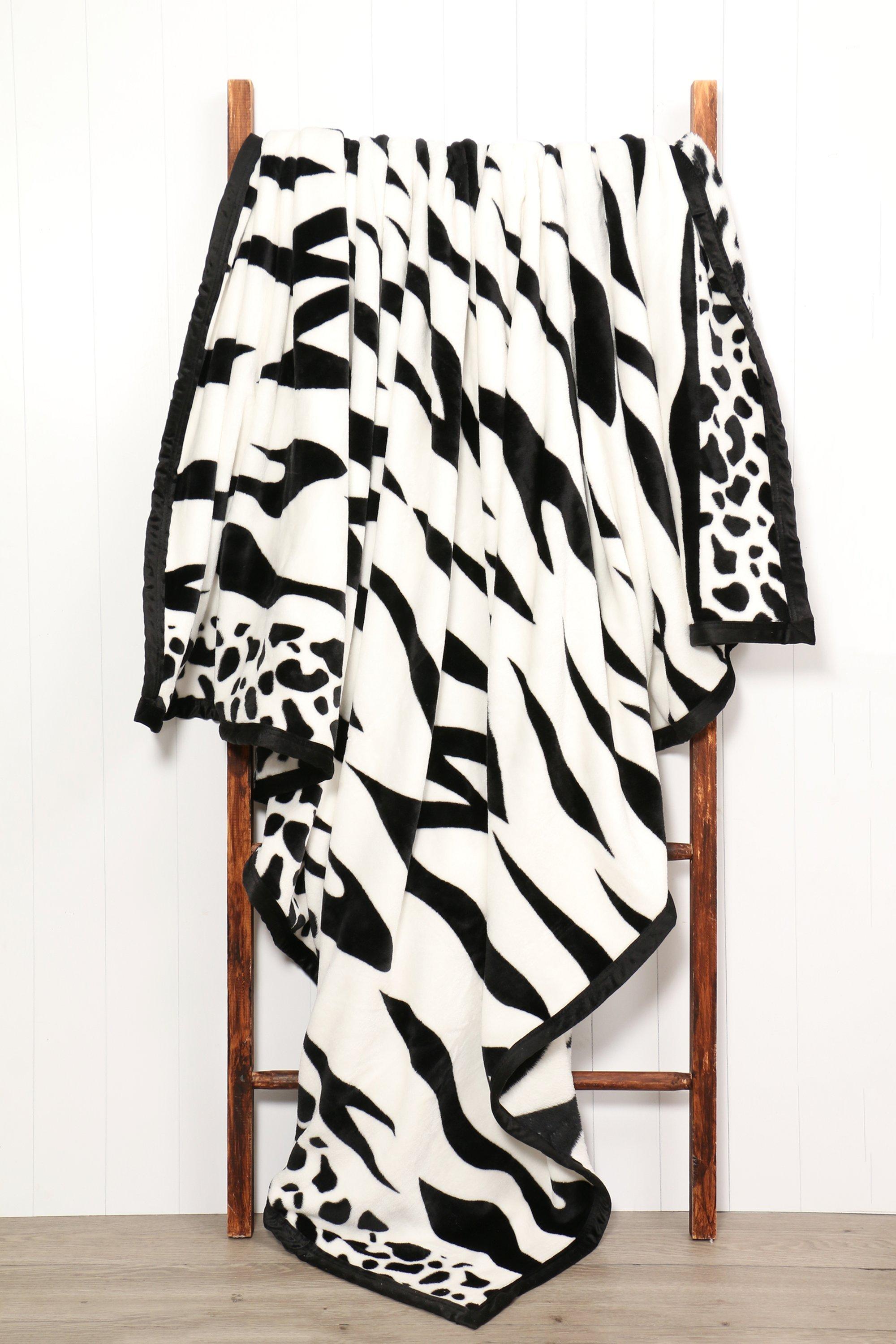 Mink Zebra Blanket 200x220cm