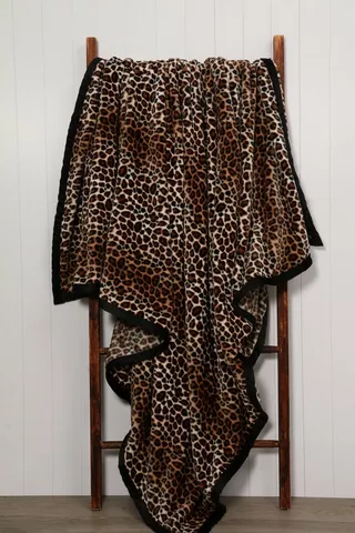 Mink Leopard Blanket 200x220cm