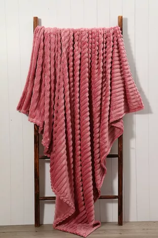 Super Plush Cord Flannel Blanket 180x200cm