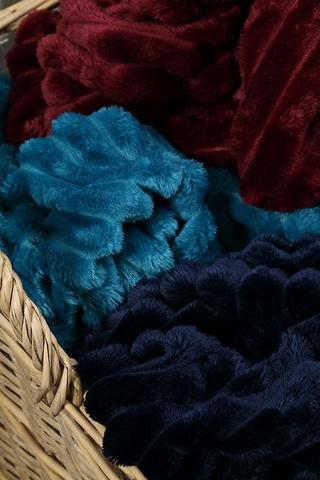 Super Plush Cord Flannel Blanket 180x200cm