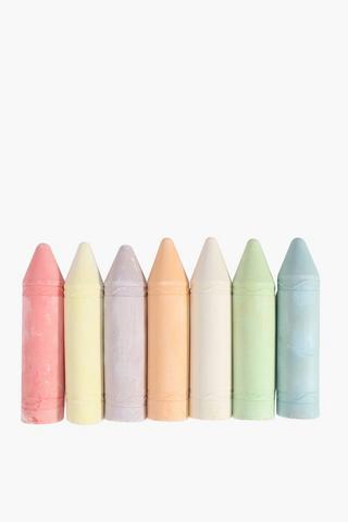 7 Pack Giant Multi Chalk