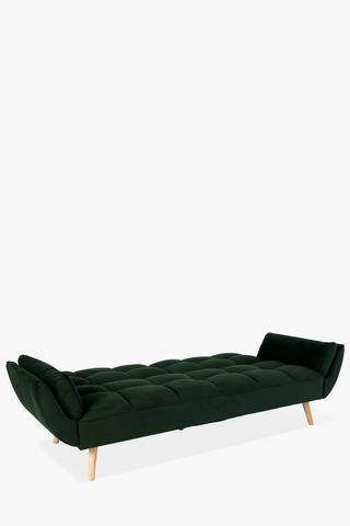 Retro Square Button 3 Seater Sleeper