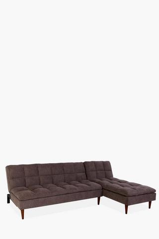 Retro Square Button Chaise Sleeper