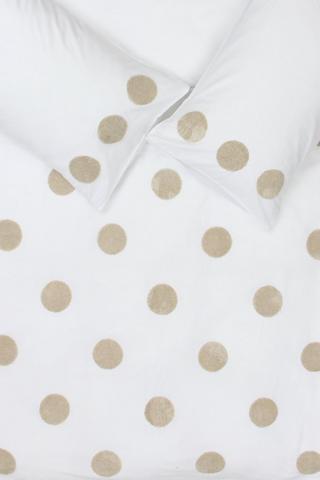 Cotton Tufted Dot Duvet Cover Set