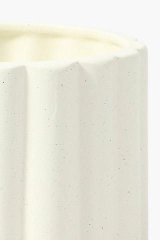 Wave Ceramic Planter, 12x15cm